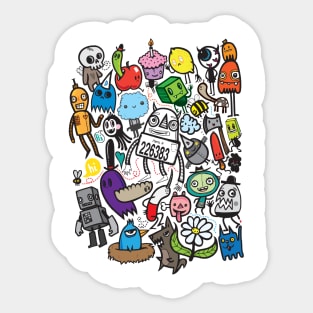 All My Friends Have Color Sticker